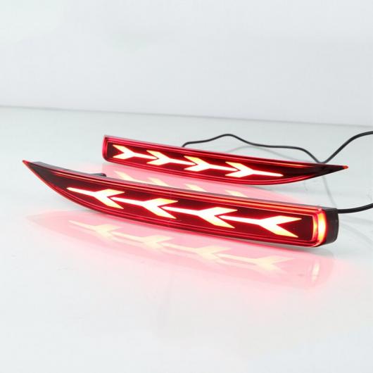 LED 2ピース リア フォグランプ バンパー ライト ブレーキ ライト ダイナミック ウインカー 適用: タイプ A・タイプ B AL-MM-4856 AL_9