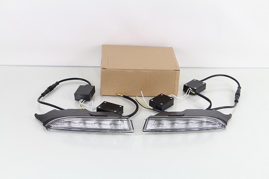適用: VW シロッコ R 2010-2014 ホワイト LED デイタイム ランニング ライト DRL イエロー ターンシグナルランプ AL-MM-5474 AL_1