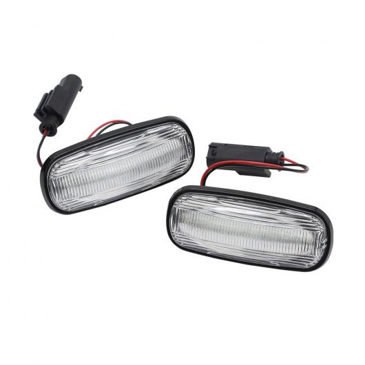 せつ然たる 水晶体 LED 側面目じるし ともし火 活動的 ターンシグナルランプ 当てはめる: 地びた ローバー/ROVER ディフェンダー TD5 98-15 せつ然たる AL-MM-5490 AL