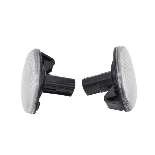 タンブラー・マグカップ クリア レンズ LED サイドマーカー ライト ダイナミック アンバー ターンシグナルランプ 適用: スバル リバティ 00-03 フォレスター クリア AL-MM-5507 AL