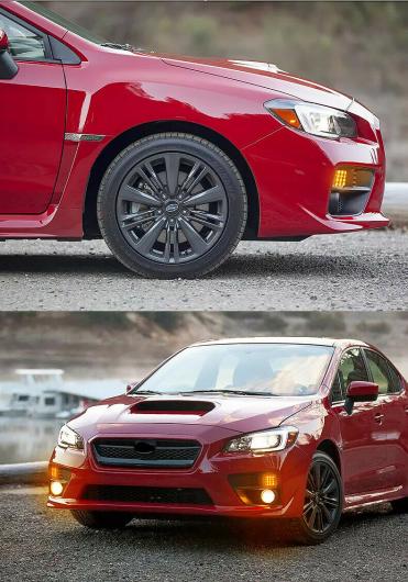 LED LED フロント ターン コーナー ランプ シグナル ライト 適用: スバル WRX/STI 2015-2017 WRX/XRW プレミアム 2018 ブラック〜クリア AL-MM-5602 ALの画像