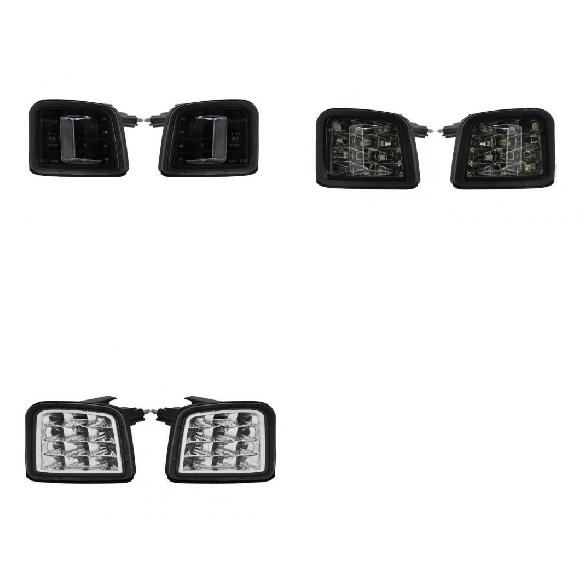 LED LED フロント ターン コーナー ランプ シグナル ライト 適用: スバル WRX/STI 2015-2017 WRX/XRW プレミアム 2018 ブラック〜クリア AL-MM-5602 AL
