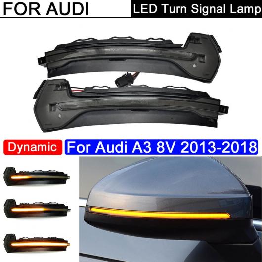 2ピース エラー LED サイド バックミラー ミラー ライト ダイナミック アンバー ウインカー インジケーター ランプ 適用: アウディ/AUDI A3 8V AL MM 5746 AL :504189760:オートパーツエージェンシー3号店