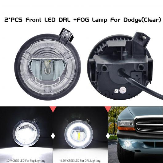 HALO リング LED フォグ DRL ライト ランプ 適用: ダッジ/DODGE ダコタ 2001 2004 デュラン 2001 2003 ハイ パワー AL MM 5748 AL :504189780:オートパーツエージェンシー3号店