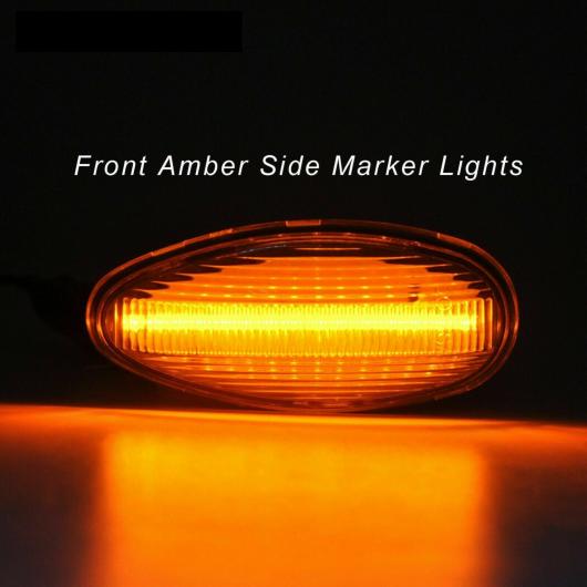 4平和条約 せつ然たる 水晶体 ともし火 琥珀色 赤いこと LED 側面 どろ除け 目じるし ともし火 仕かける 当てはめる: シボレー/CHEVROLET シル物語詩 GMC AL-MM-5765 AL