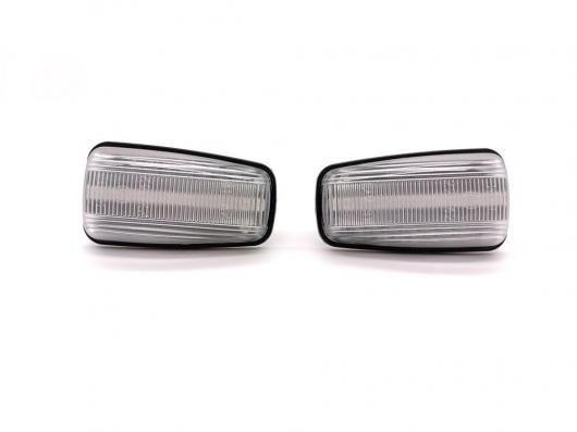 活動的 琥珀色 LED 向こう正面 側面目じるし ともし火 当てはめる: プジョー/PEUGEOT 106 II 306 406 806 熟練者 スモーク・クリア AL-MM-5831 AL
