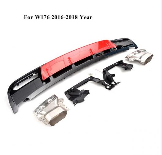 適用: メルセデス・ベンツ A クラス W176 A45 AMG A180 A200 ハッチバック 4ドア レッド パイプ・ブラック パイプ AL-MM-7971 ALの画像