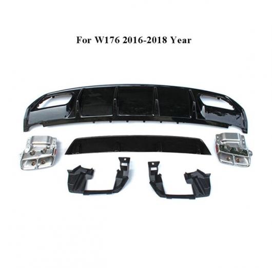適用: メルセデス・ベンツ A クラス W176 A45 AMG A180 A200 ハッチバック 4ドア レッド パイプ・ブラック パイプ AL-MM-7971 ALの画像
