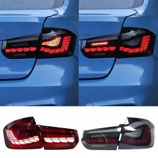 テール ライト アセンブリ 適用: 12-18 BMW 3シリーズ F30 F80 2013-2018 LED テール タイプA ブラック・タイプA レッド AL-MM-8400 AL_6