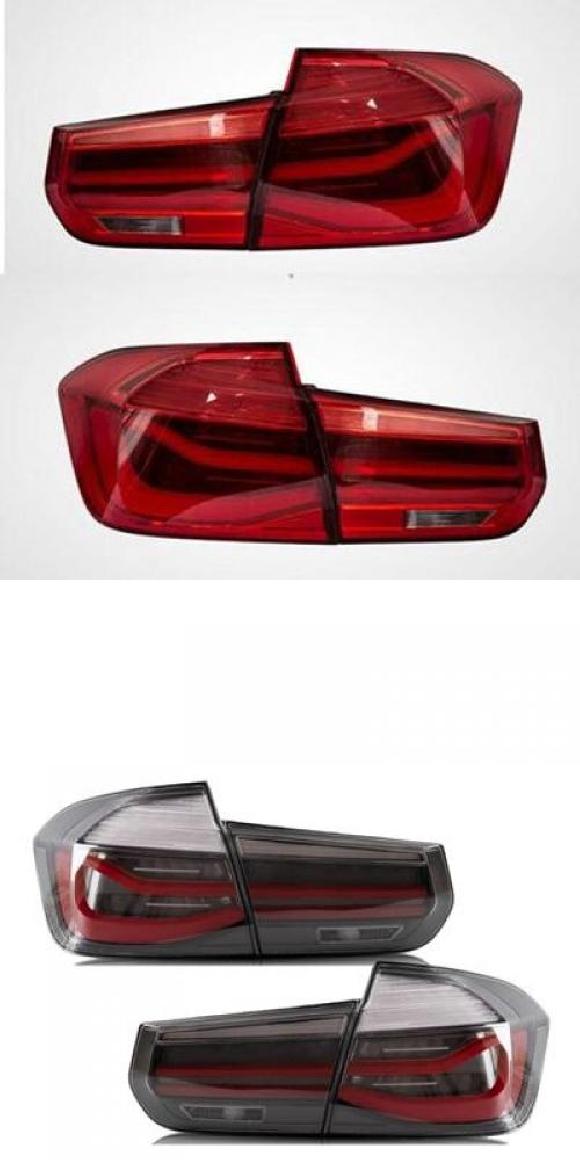 リア テールライト DRL + ウインカー + ブレーキ + リバース LED テール ランプ 適用: BMW M3 F80 2014-2018 BMW F30 レッド・スモーク AL-MM-8501 AL