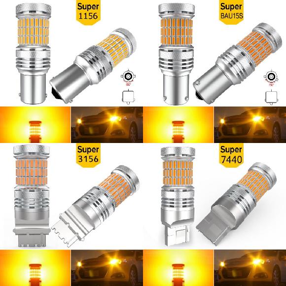 2ピース 3156 P27W BA15S P21W 1156 LED バルブ CAN BUS ターンシグナルライト 適用: BMW BA15S 1156 P21W〜T20 7440 W21W AL MM 8549 AL :504257400:オートパーツエージェンシー3号店