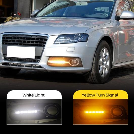 2ピース 適用: アウディ/AUDI A4 A4L B8 2009 2010 2011 2012 LED DRL