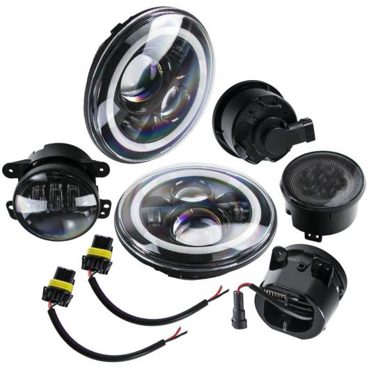 7 LED ヘッドライト + 4 フォグライト + ウインカー ランプ 適用