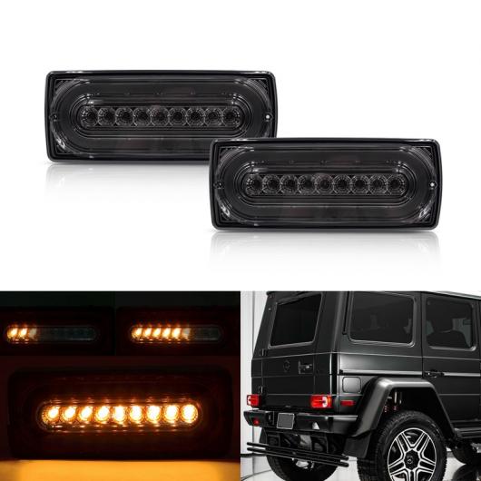 適用: ベンツ W463 Gクラス G55 AMG G500 G550 LED テールライト アセンブリ キット ダイナミック ウインカー リア フォグ スモーク・クリア AL NN 5902 AL :504449640:オートパーツエージェンシー3号店