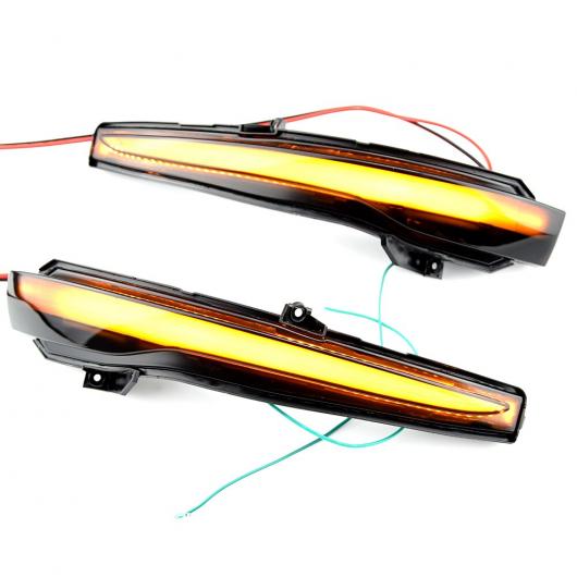 2ピース ダイナミック ウインカー 適用: メルセデス・ベンツ C E S GLC W205 X253 W213 W222 V クラス W447 LED イエロー AL-NN-6062 AL_7