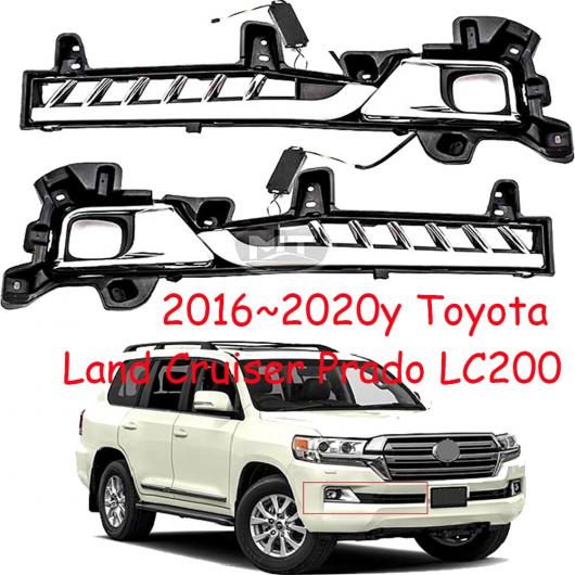 バンパー プラド クルーザー LC200 ヘッドライト デイタイム ライト ホワイト トヨタ クルーザー LC200 2016-2020 オールインLED AL-OO-0246 AL
