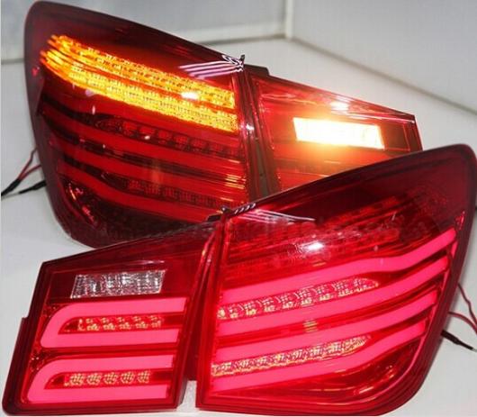 ビデオ テール ライト 適用: テールライト シボレー/CHEVROLET クルーズ 2009 2013 ブラック シボレー クルーズ 4ピース AL-OO-0575 AL_3