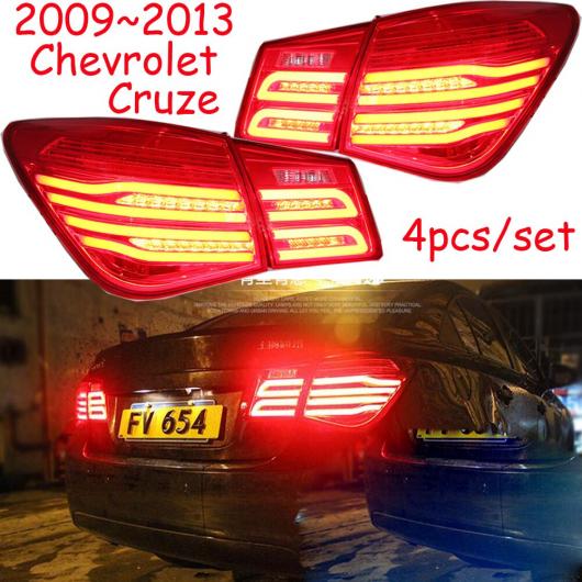 ビデオ テール ライト 適用: テールライト シボレー/CHEVROLET クルーズ 2009 2013 ブラック シボレー クルーズ 4ピース AL-OO-0575 AL_5
