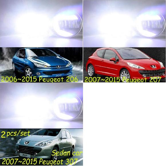 バンパー ランプ 適用: ヘッドライト 2006-2105 206〜2007-2105 307 プジョー LED フォグランプ スイッチオンオフ AL-OO-0618 AL