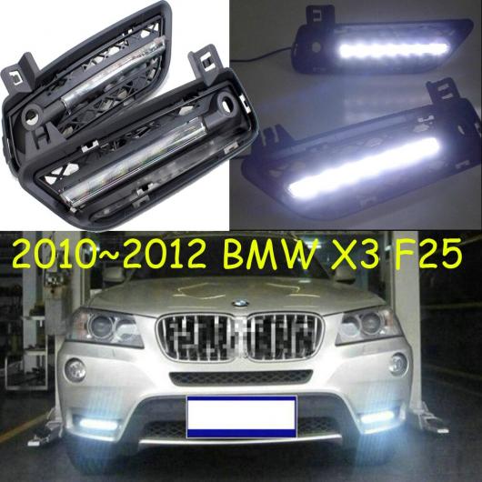 2010 2011 2012 適用: BMW X3 デイタイム ライト LED DRL ヘッドライト フォグ ホワイトのみ BMW X3 2010-2012 AL-OO-0737 AL