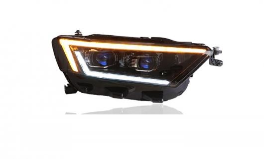 2ピース バンパー ヘッドランプ T-ROC ヘッドライト TROC T ROC 2018-2020 LED DRL HID タイプ001 VW TROC 2015-2017 LED バルブ AL-OO-0804 AL