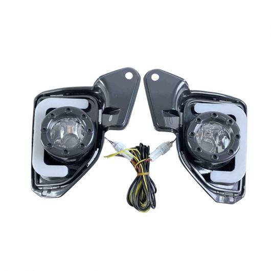 2ピース LED 12V ABS フォグランプ DRL デイタイムランニングライト 適用: トヨタ ハイエース 2014-2016 ウインカー AL-OO-0895 AL