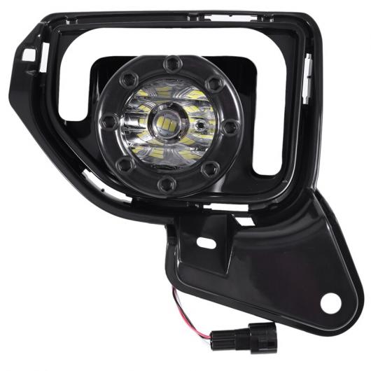 2ピース ホワイト アンバー LED DRL デイタイムランニングライト 適用: トヨタ ハイエース 2014-2018 フォグランプ W/ウインカー AL-OO-0902 ALの画像