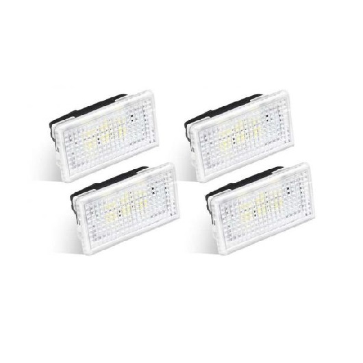 ブライト LED ライト バルブ キット トランク ライト 適用: テスラ/TESLA モデル 3 X S プラグ LED インテリア ホワイト〜ピンクパープル 4ピース AL-OO-1029 AL