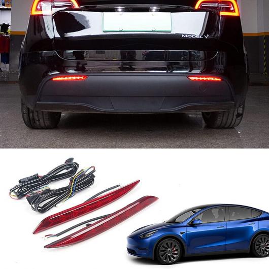 適用: テスラ/TESLA 2017-2022 モデル 3 2020-2022 モデル フォグライト LED リア バー ライト ウインカー テスラ モデル 3 AL-OO-1076 AL