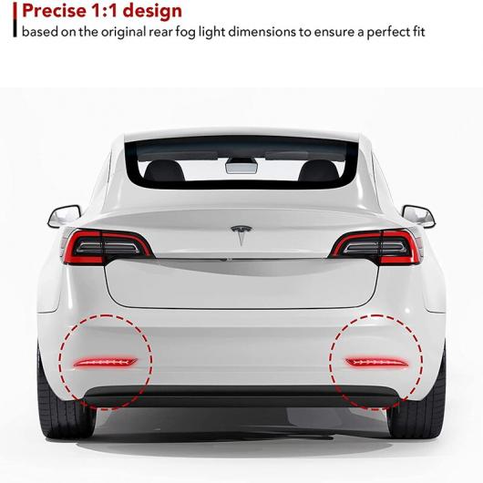 適用: テスラ/TESLA 2017-2022 モデル 3 2020-2022 モデル フォグライト LED リア バー ライト ウインカー テスラ モデル 3 AL-OO-1076 AL