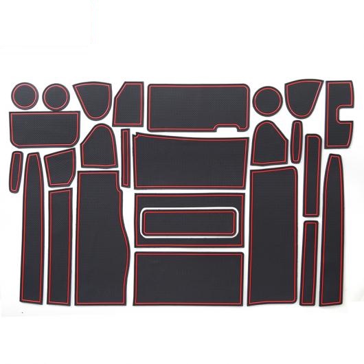 ゲート スロット パッド 適用: 日産 セレナ C26 2010-2016 インテリア セレナ C26 レッド〜セレナ C26 ブラック AL-OO-5845 AL