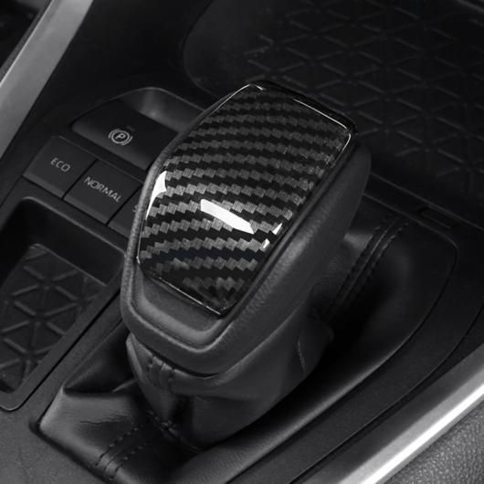 コンパクトキーボード 適用: トヨタ RAV4 XA50 2019 2020 2021 2022 RAV 4 ABS カーボンファイバー ギア シフト ヘッド カバー トリム 装飾 カーボン調・木目調 AL-OO-6264 AL