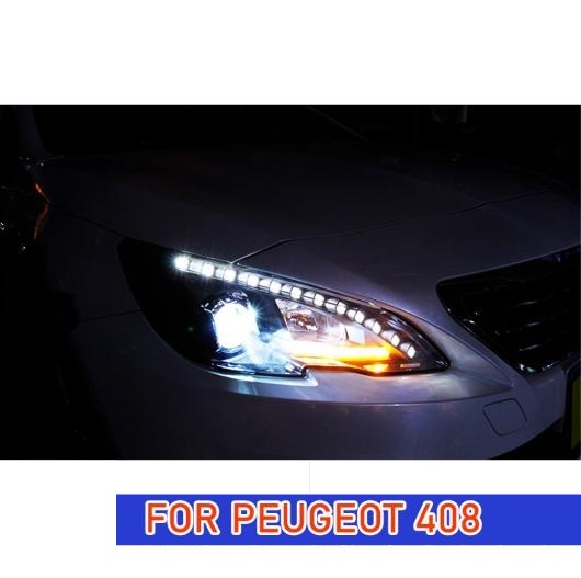 ヘッド ランプ 適用: プジョー/PEUGEOT 408 LED ヘッドライト 2014 2015 ヘッドライト プジョー/PEUGEOT 408 DRL ウインカー ハイ ビーム AL OO 7860 AL :504943600:オートパーツエージェンシー3号店