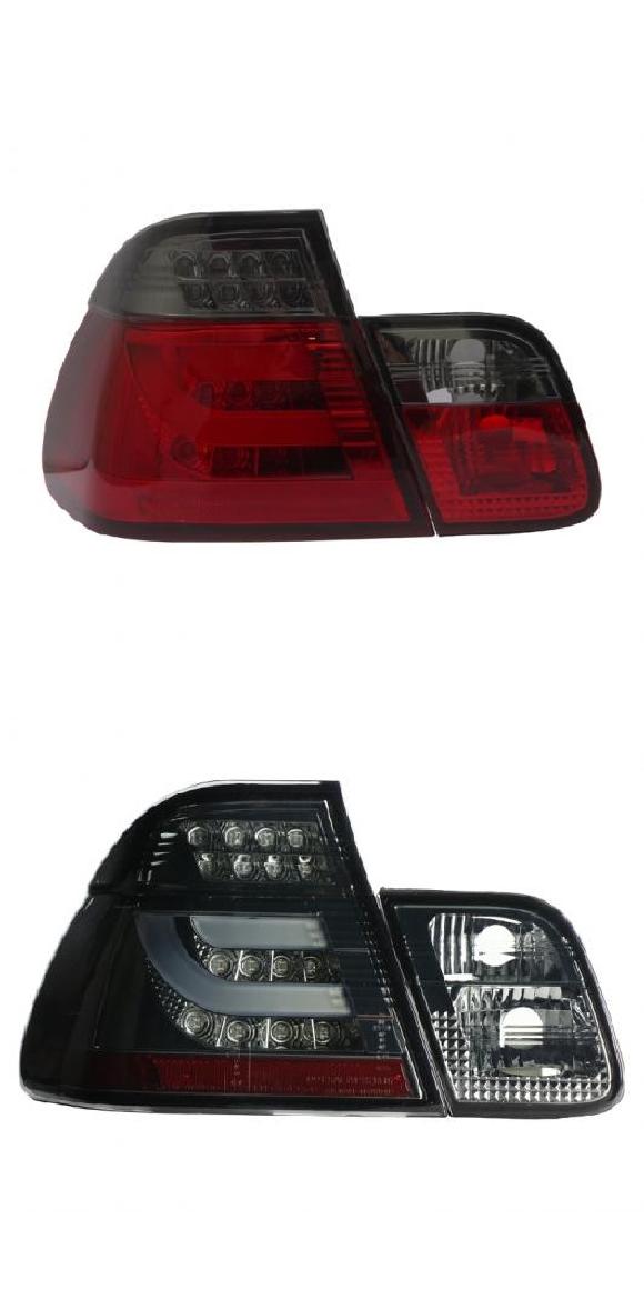 尾っぽ 照明ランプ 当て嵌める: BMW E46 LED テールランプ 2001-2005 320i 318i 313I 325i 後押し 蒸気霧 打ちきり ウインカー 赤いこと・雲煙 AL-OO-7992 AL 自動車-その他ライト