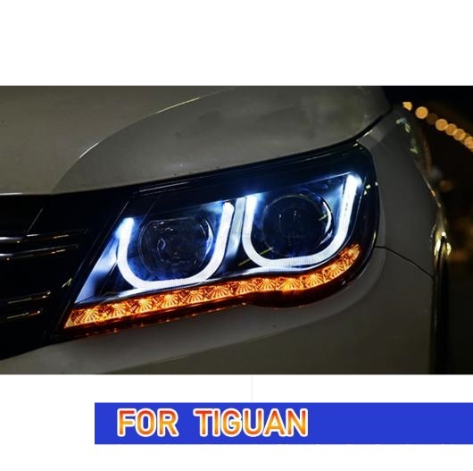 適用: VW ティグアン 2007-2012 LED ヘッドライト DRL フォグランプ ターンシグナルライト キセノン ライト・LED ライト AL-OO-8034 AL