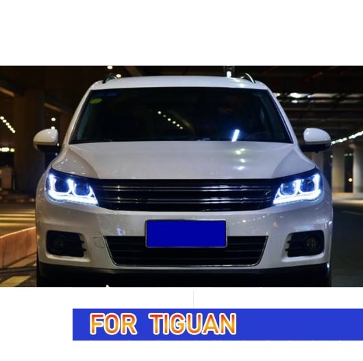 適用: VW ティグアン 2007-2012 LED ヘッドライト DRL フォグランプ ターンシグナルライト キセノン ライト・LED ライト AL-OO-8034 AL