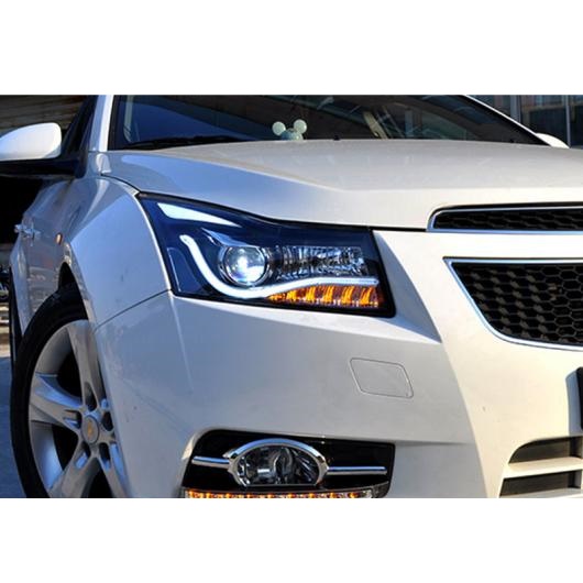 ヘッド ランプ 適用: シボレー/CHEVROLET クルーズ ヘッドライト 2009-2015 LED ヘッドライト DRL Q5 ロー ビームバルブなし AL-OO-8496 AL