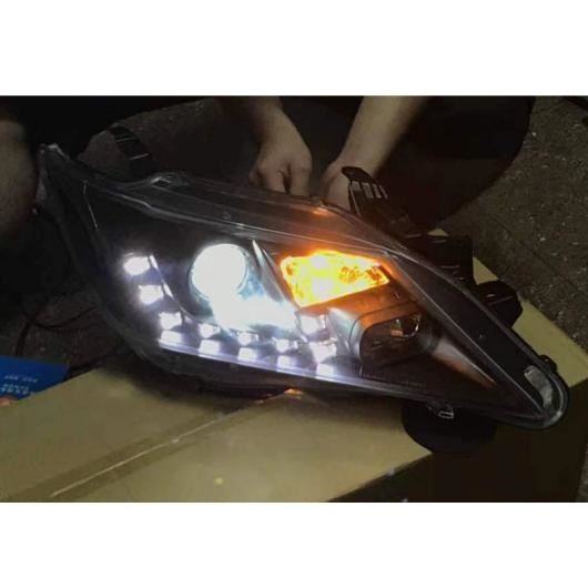 適用: トヨタ 2012 2014 カムリ ヘッドライト カムリ LED ヘッドライト LED DRL HID ヘッドランプ アクセサリー 6000K LED AL OO 8501 AL :504981640:オートパーツエージェンシー3号店