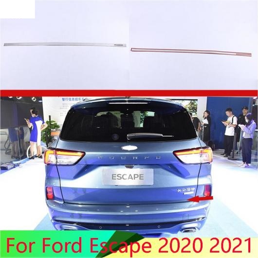 適用: フォード/FORD エスケープ クーガ 2020 2021 ステンレス スチール テール ゲート ドア カバー トリム リア トランク モールディング AL QQ 5046 AL :505568190:オートパーツエージェンシー3号店