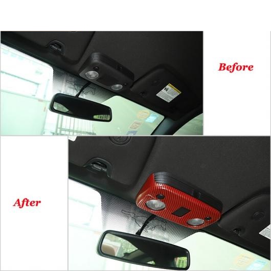 インテリア アクセサリー ABS レッド カーボンファイバー調 装飾 ステッカー 適用: フォード/FORD フロント ストレージ タンク AL RR 2211 AL :505682120:オートパーツエージェンシー3号店