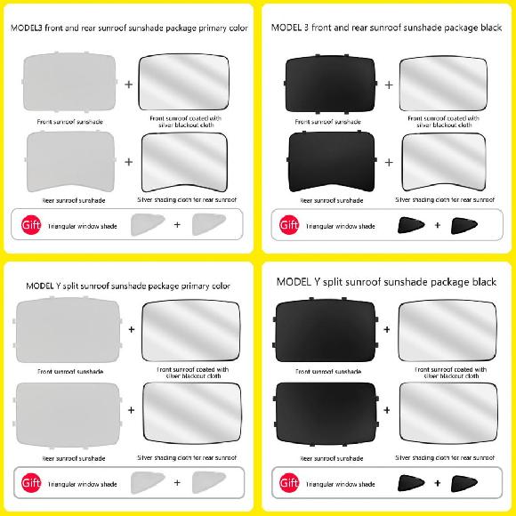 サンシェード ルーフ サンシェード 日焼け止め 絶縁 ルーフ サンルーフ 適用: 2016-2021 テスラ Model Y/3 タイプA〜タイプE AL-RR-3887 AL