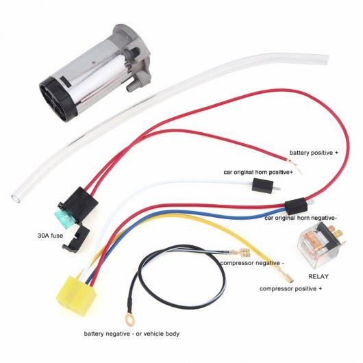 17インチ 12V/24V 150DB スーパー ラウド シングル トランペット エア ホーン コンプレッサー ホーン 12V ホーン コンプレッサー AL-RR-5129 ALの画像