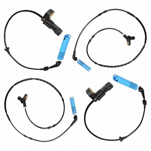 4天下太平 向こう正面 + 後押し ホイールスピードセンサー 当て嵌める:BMW E46 316 318 320 330 Z4 E85 E86 34526752681 34526752682 34526752683 AL-SS-3002 AL 車、バイク、自転車-自動車