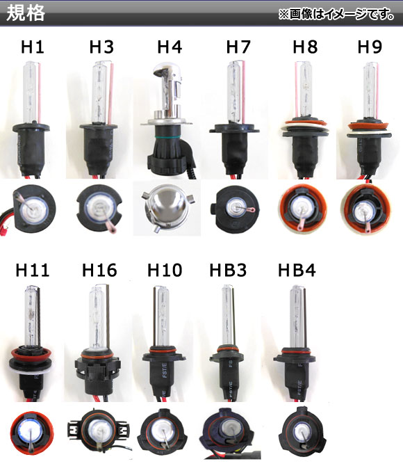HID H4/H7/H10/H11/H16/H3/H2/H1 バルブセット オートパーツエージェンシー AP HIDバルブ/HIDバーナー 35W H1 純正