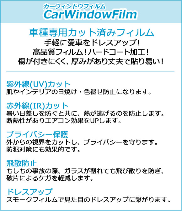 カーフィルム メルセデス・ベンツ Cクラス W205 セダン 2014年〜2021年 リアガラス(1枚型) SK UV 選べる13フィルムカラー AP-WFSK0241-R1 | オートパーツエージェンシー | 01