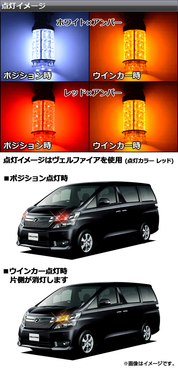 オートパーツエージェンシー AP ウインカーポジションキット LED18連