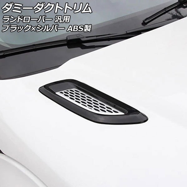 オートパーツエージェンシー ダミーダクトトリム ブラック×シルバー オートパーツエージェンシー ダミーダクトトリム ブラック×シルバー