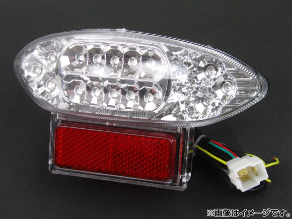 LEDテールランプ スズキ カタナ 600/750 2003年〜2006年 クリア AP-BP-031A-CL 2輪