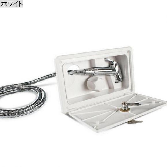 代引不可 シャワーヘッド 1セット RV付属品、 ホワイト Amazon.co.jp