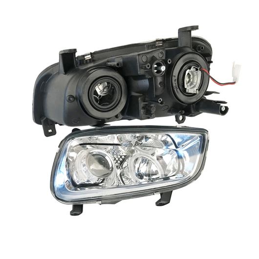 ヘッドランプ 適用: トヨタ RAV-4 RAV4 LED 隙間 RAV4 SXA10 SXA11 1998 1999 2000 ヘッドライト 2ピース レンズ 遠 近 ライト RAV4 SR-AA-1445_2